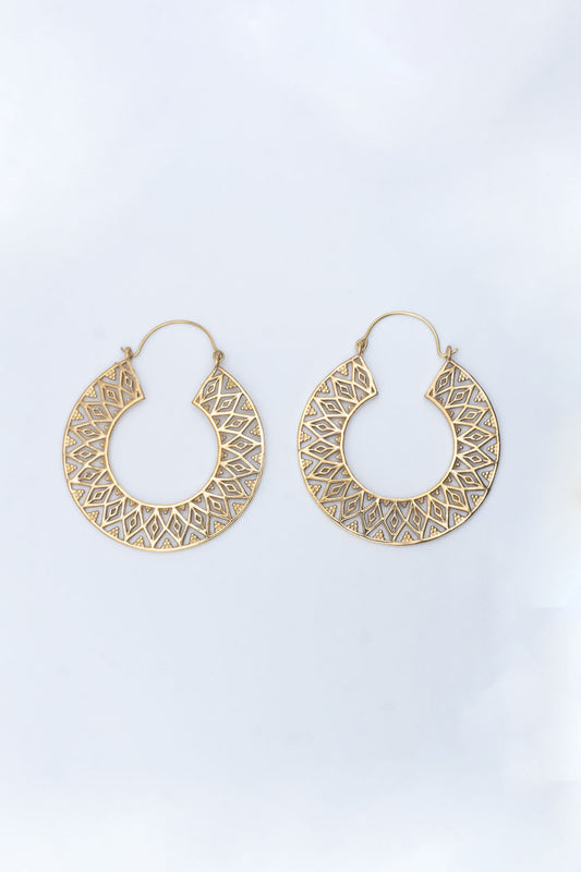 Africana Hoop Earrings