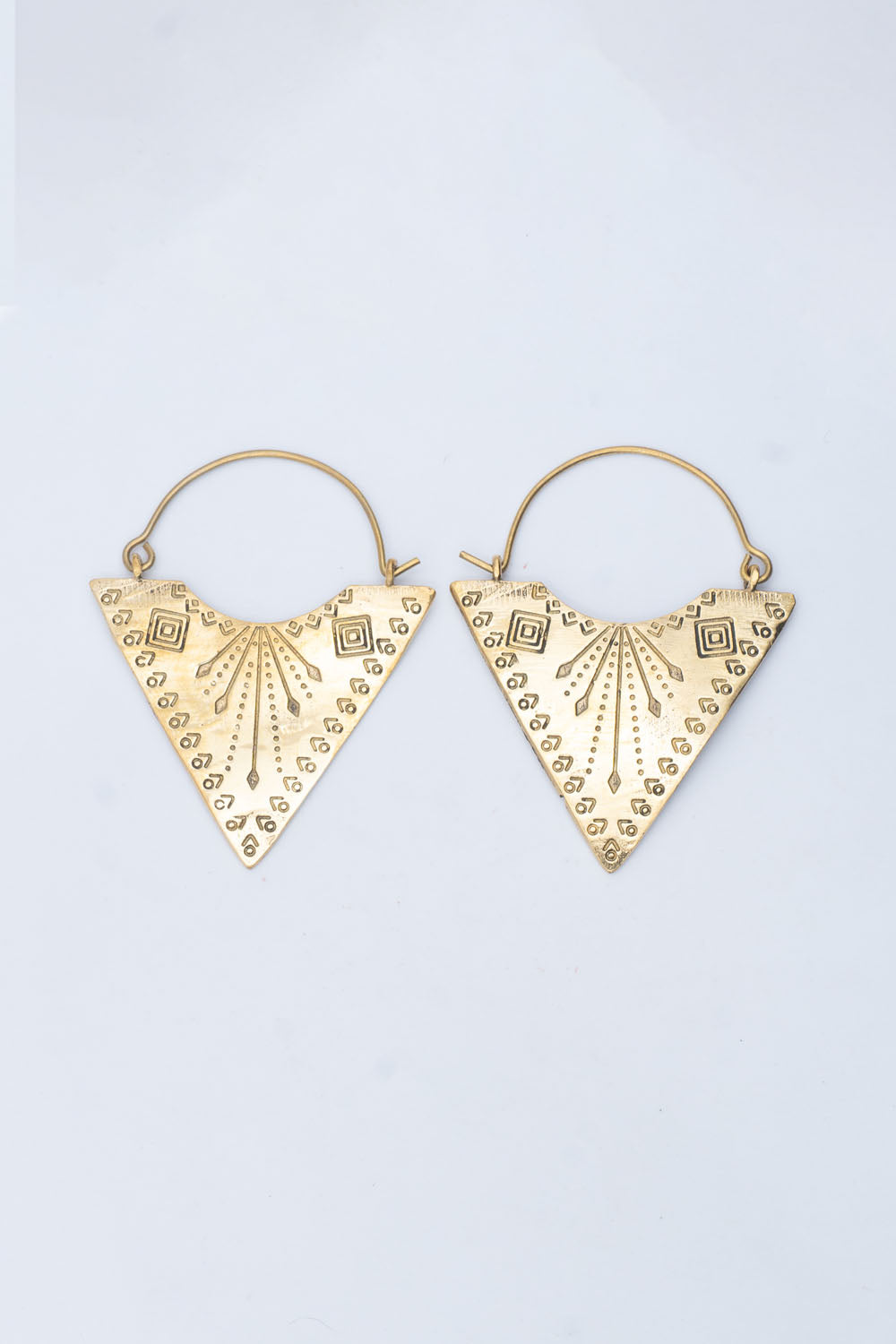 Arrow Head Hoop Earrings
