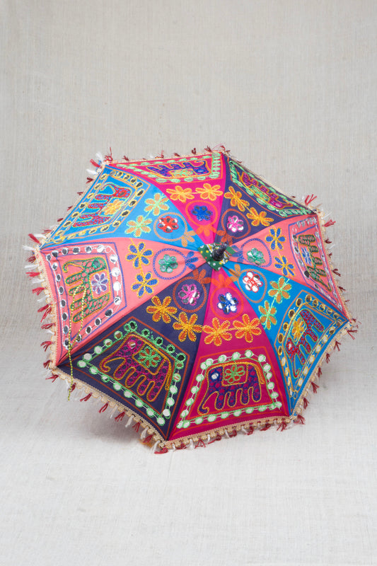 Tropical Tassel Elephant Umbrella