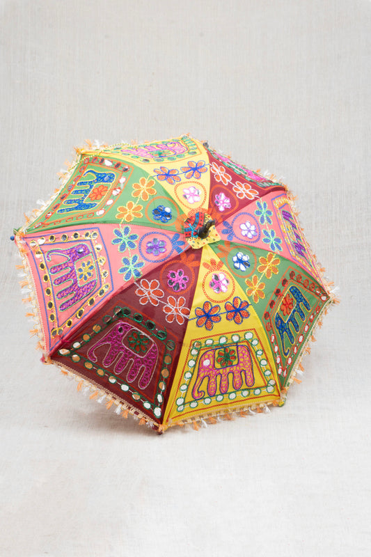 Coastal Charm Elephant Umbrella