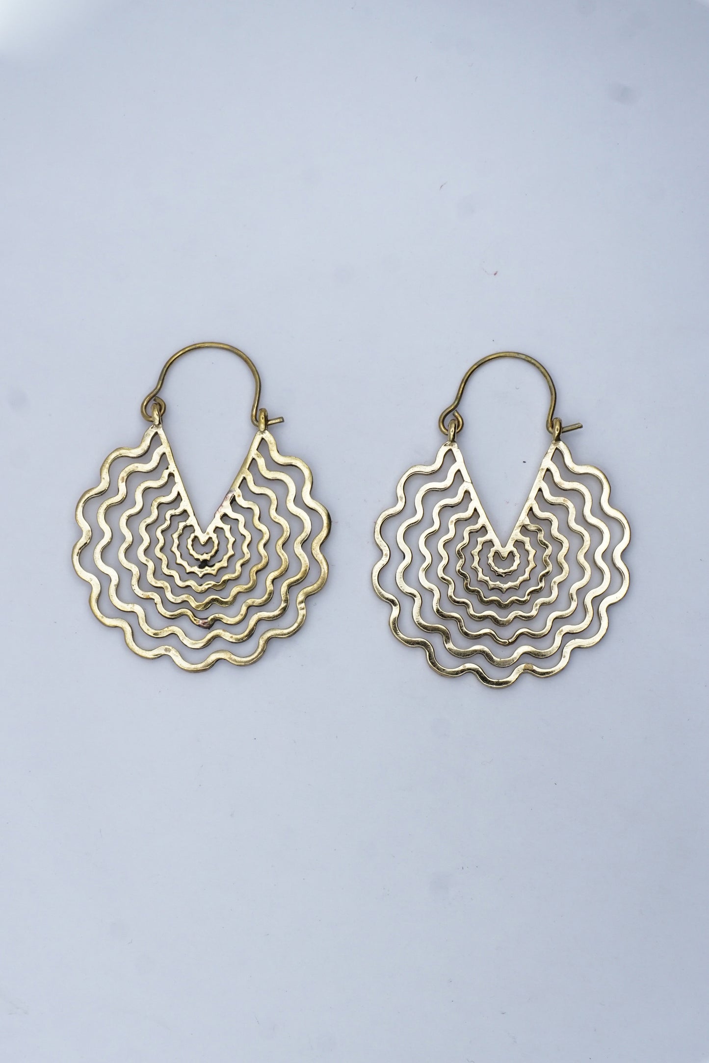 Waves Hoop Earrings