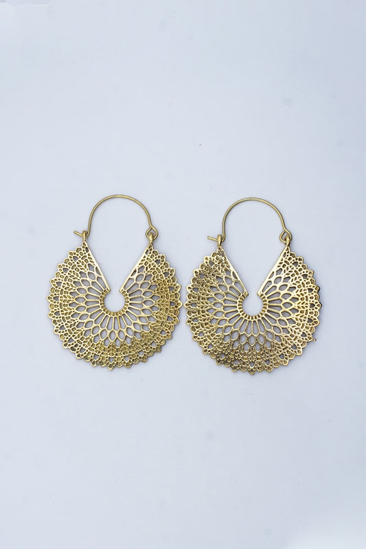 Ray Hoop Earrings