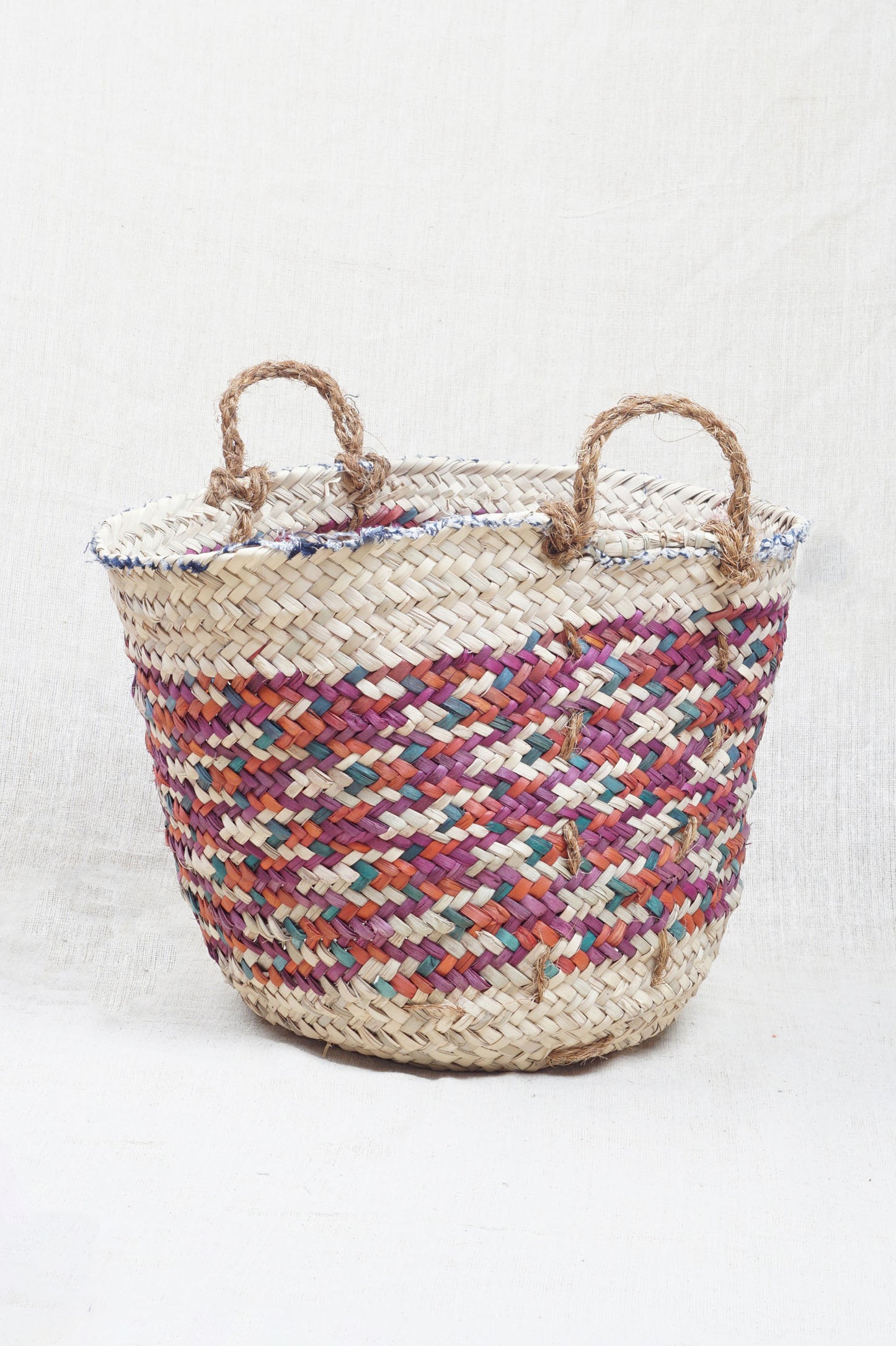 Dune Palm Wicker Bag