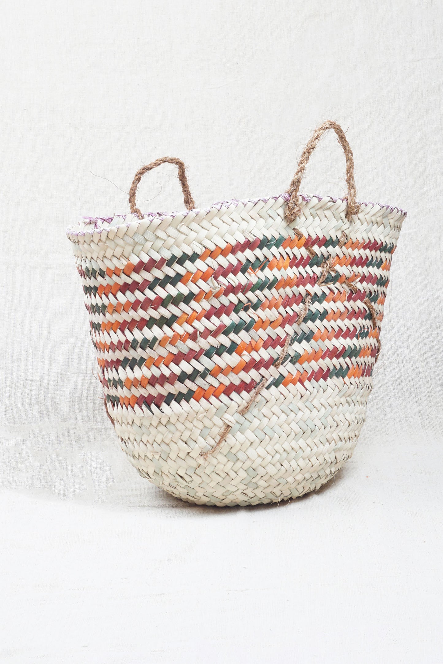 Desert Diva Palm Wicker Bag
