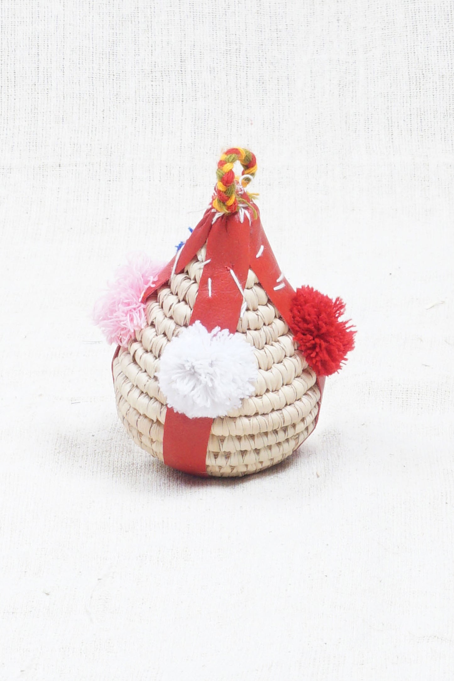 Fantazia Palm Wicker Mini Bowl with Lid