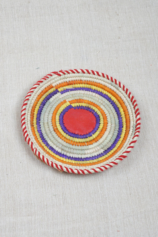 Darta Palm Wicker Plate
