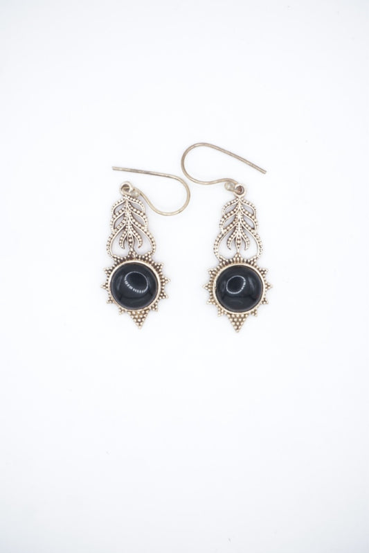 Surya Stone Dangle Earrings