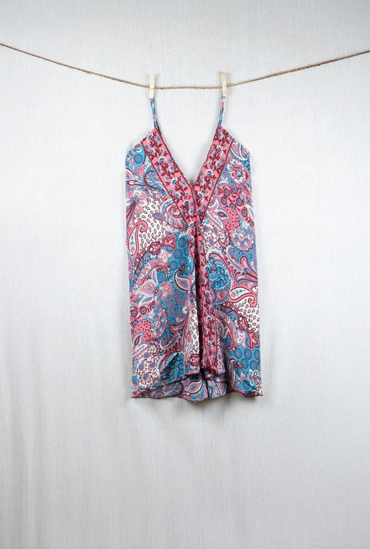 Blush Harmony Silk Short Backless Dress