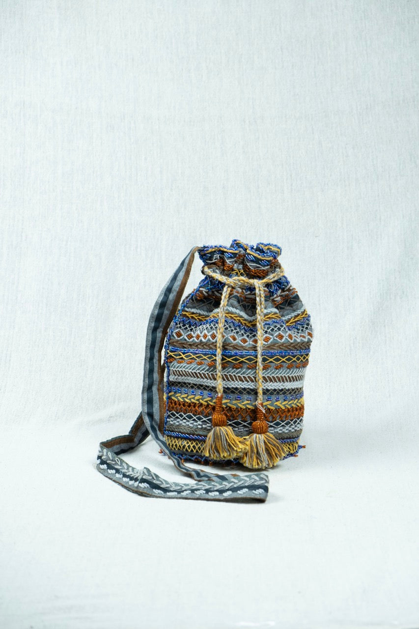 Aurora Hand Embroidered Bag #1