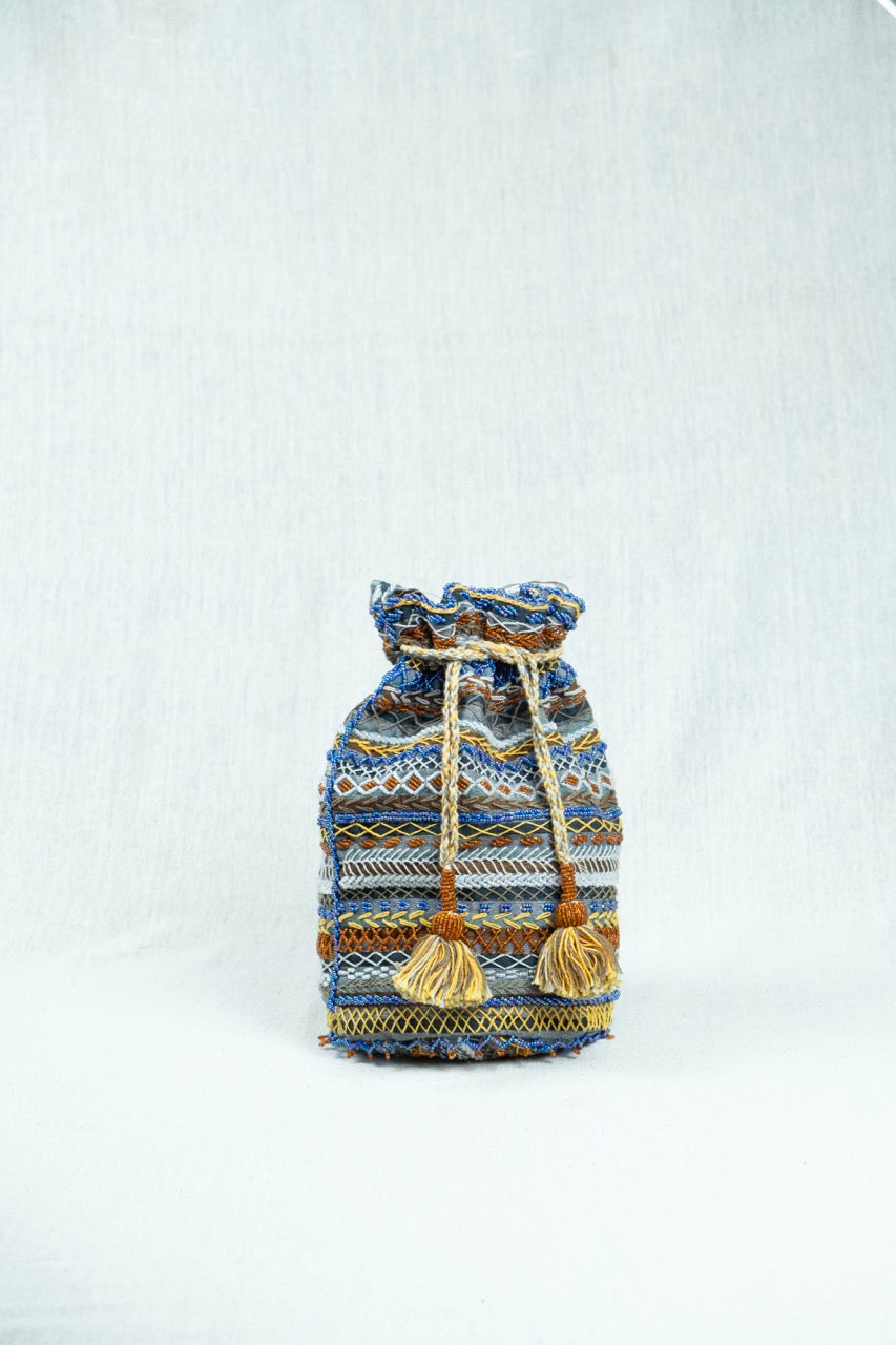 Aurora Hand Embroidered Bag #1