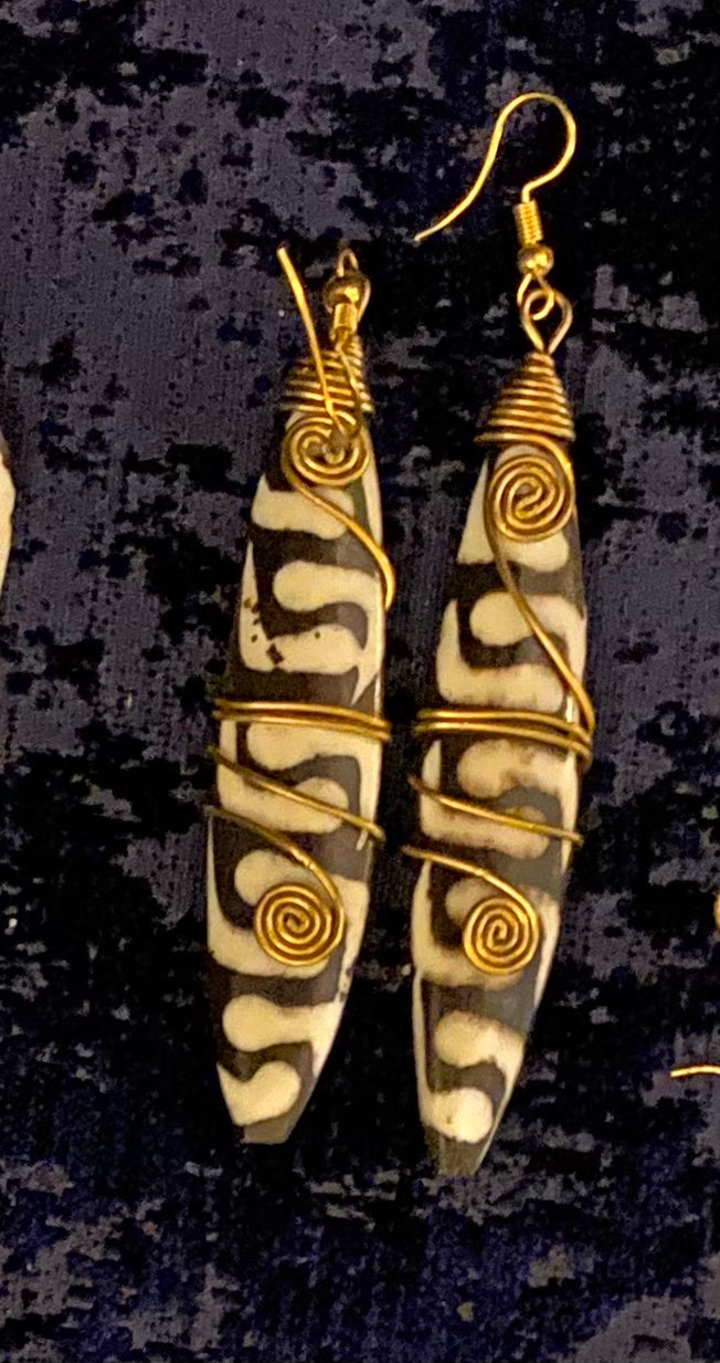 Mkondo Kenyan Ivory Earring