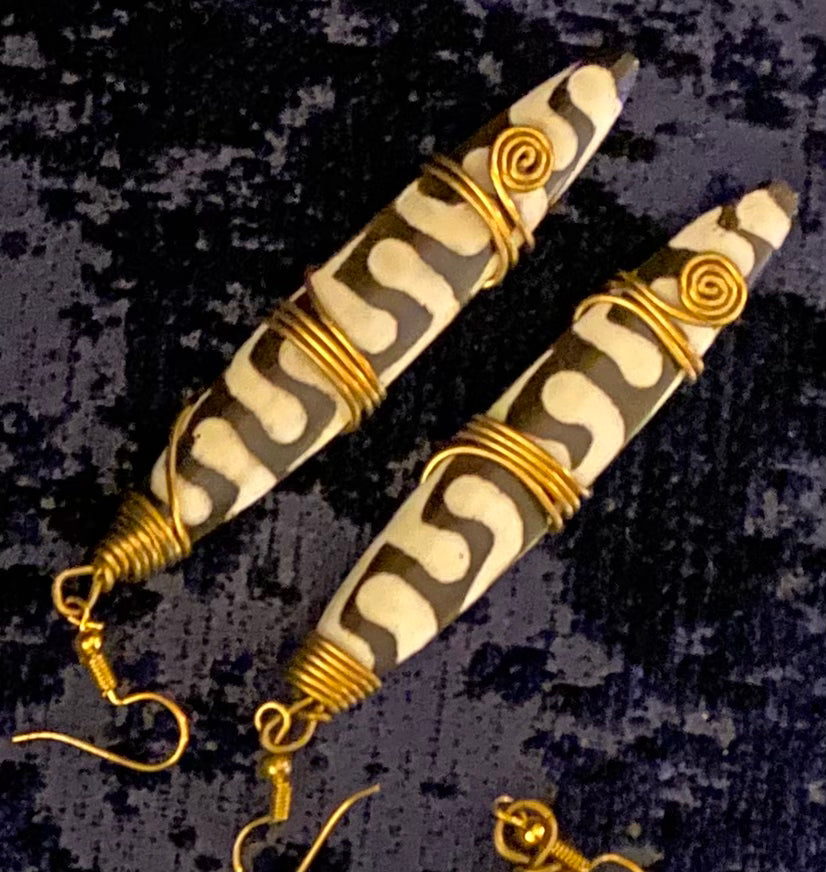 Mkondo Kenyan Ivory Earring