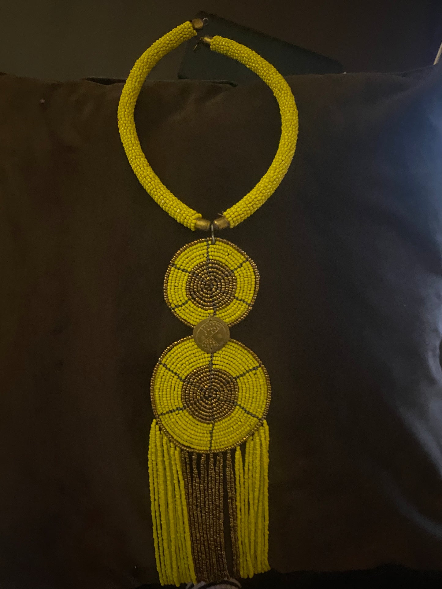 Dhahabu Kenyan Moon Necklace