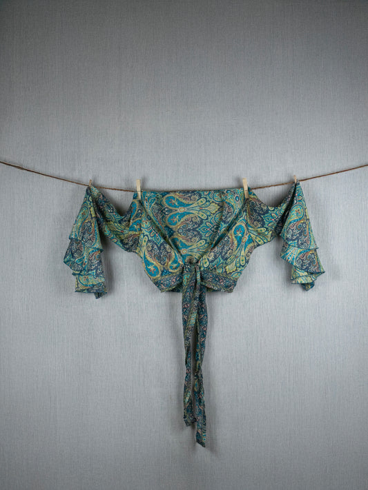 Citrine Mist Crepe Silk Top