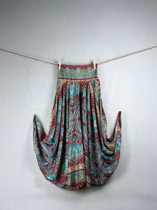 Sangria Serenity Crepe Silk Set (pants + top)