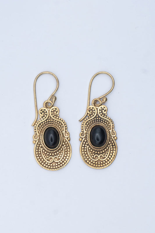 Stone Dangle Earrings