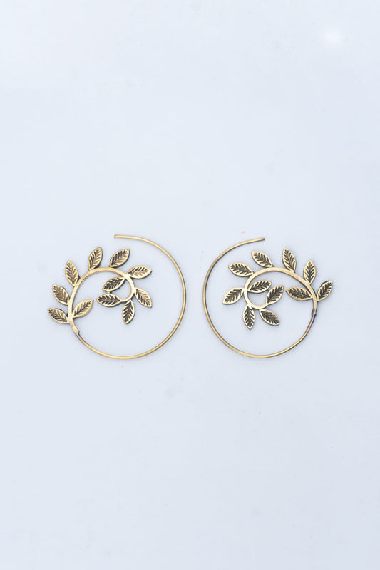 Leafy Sprial Earrings