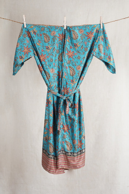Oasis Breeze Balinese Silk Kimono