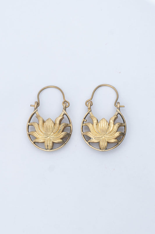 Tulipa Hoop Earrings