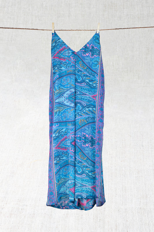 Ocean Breeze Silk Jumpsuit