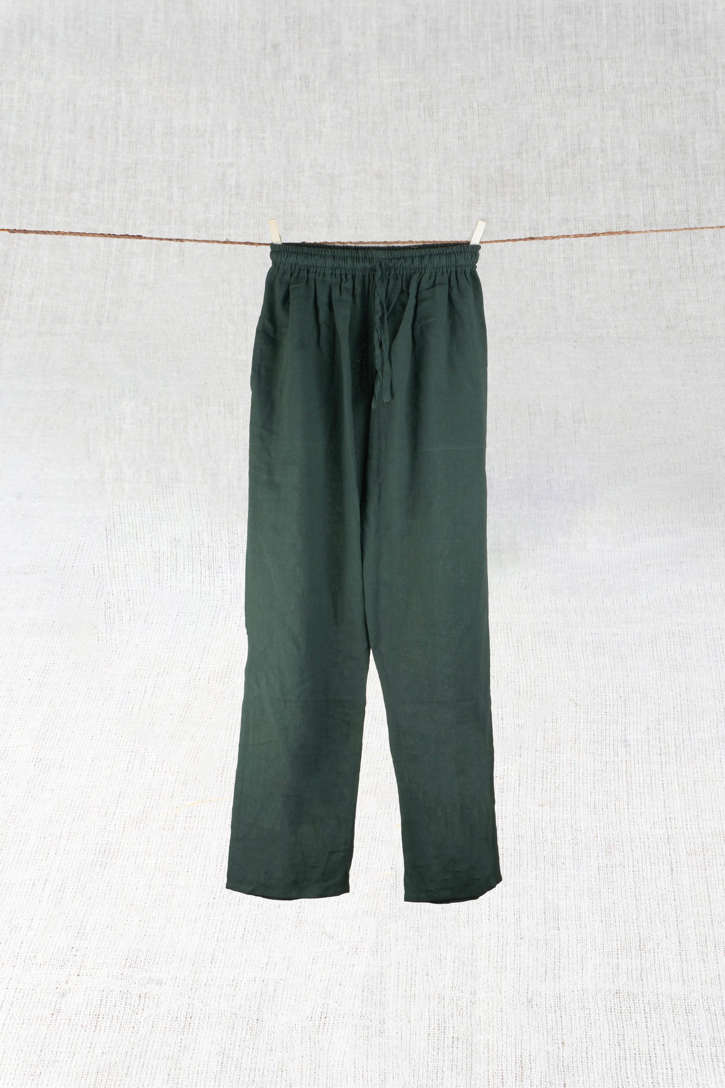 Pine Green Hemp Pants
