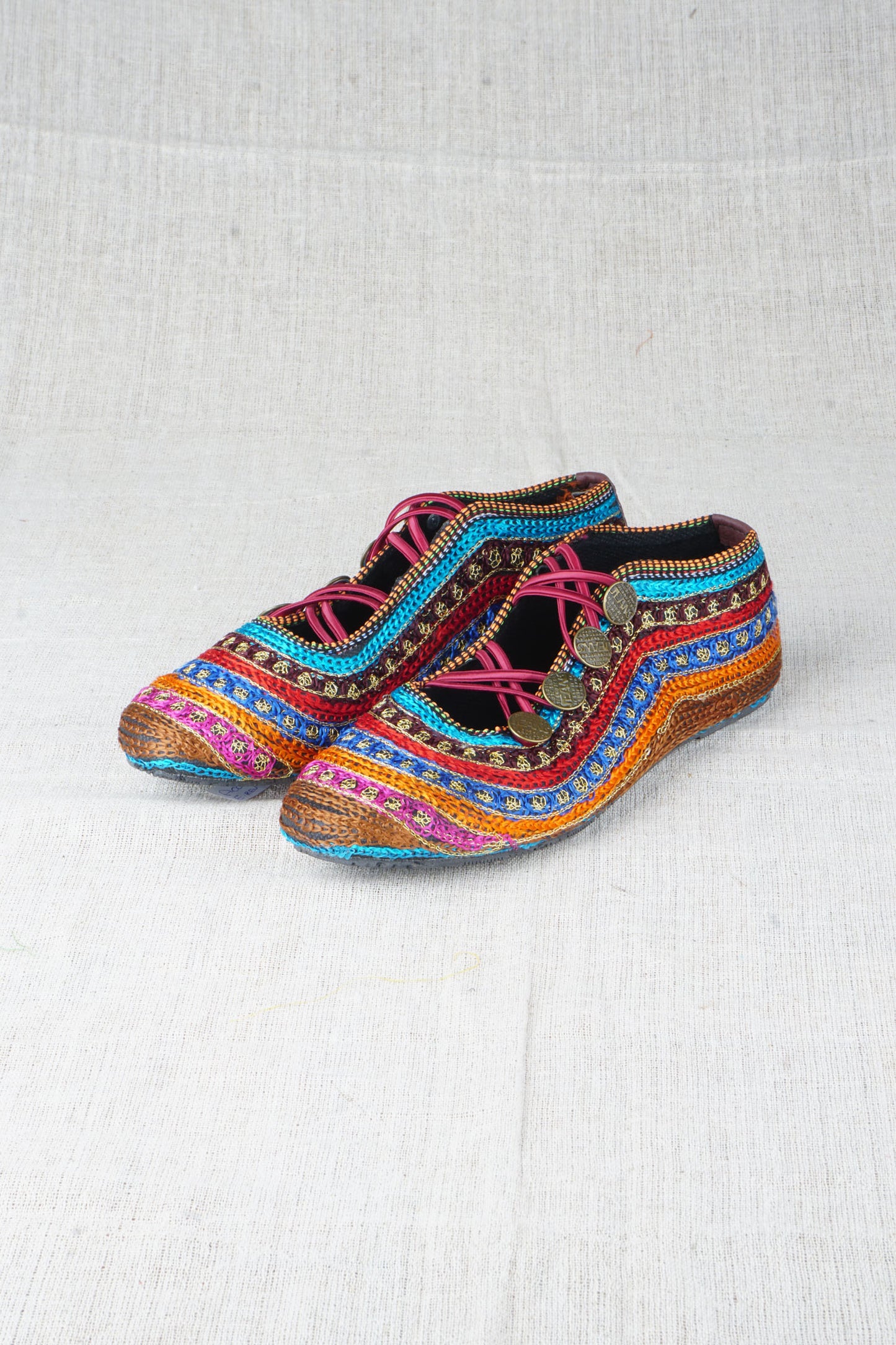 Cyan Skies Indian Rajasthani Shoes