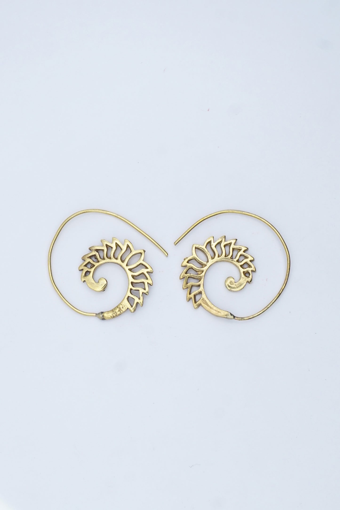 Wings of Freedom Spiral Earrings