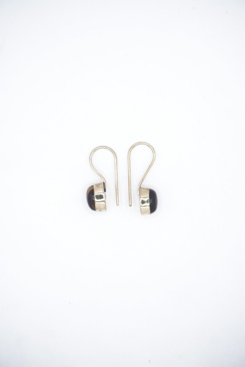 Black Minimal Dangle Earrings