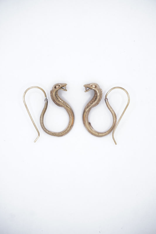 King Kobra Dangle Earrings
