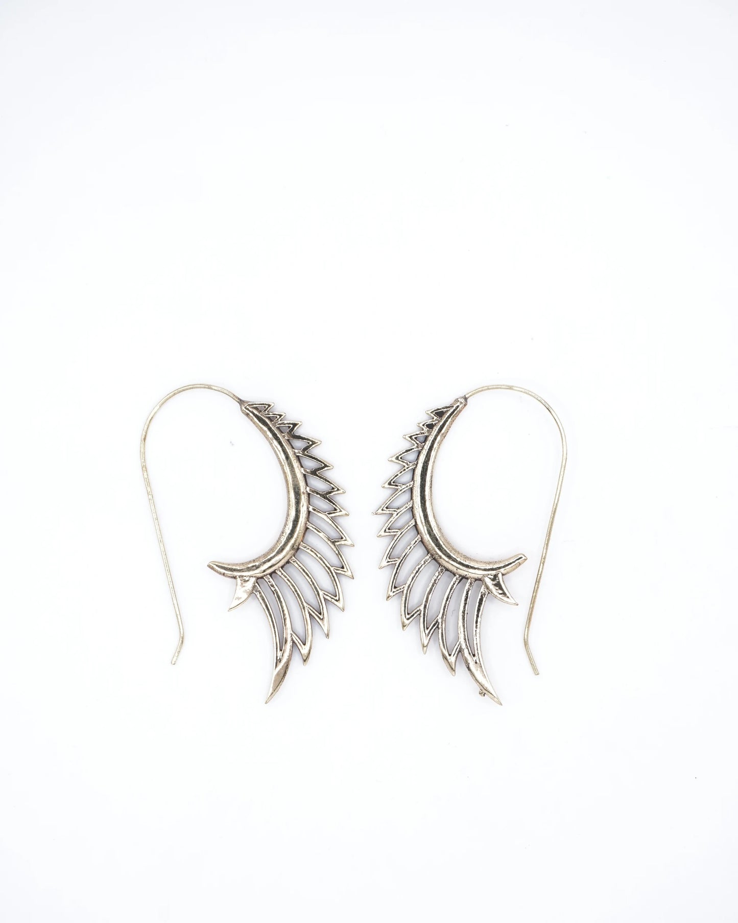 Wings Dangle brass Earrings