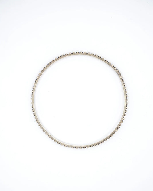 Round Bangle Brass Bracelet