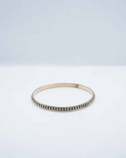 Round Bangle Brass Bracelet