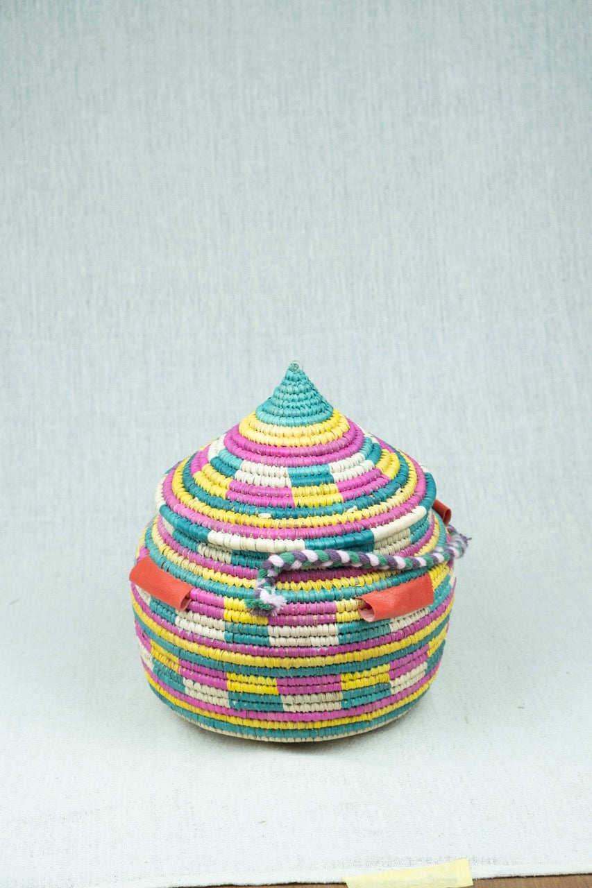 Bohemian Bliss Palm Wicker Bowl M