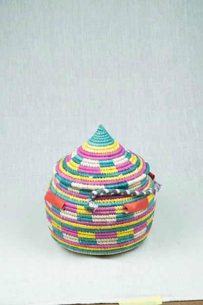 Bohemian Bliss Palm Wicker Bowl M