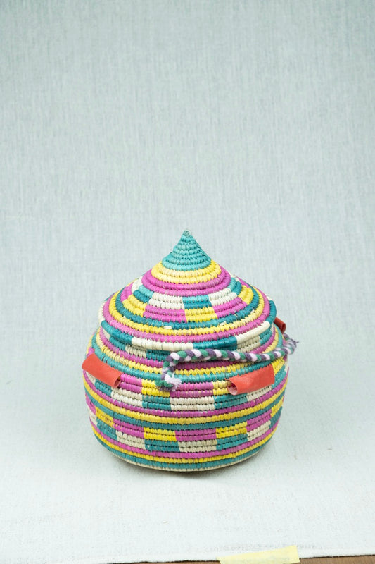 Bohemian Bliss Palm Wicker Bowl M