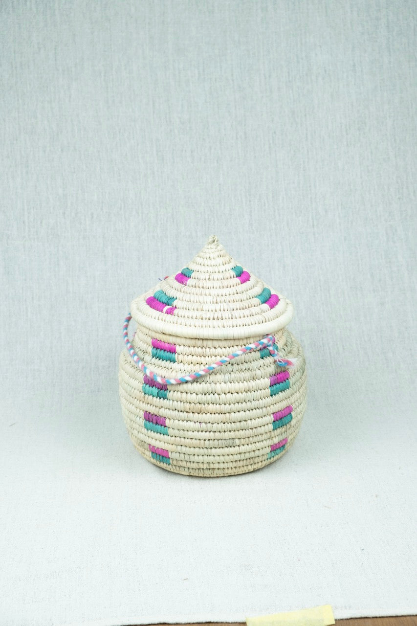 Chic Nature Palm Wicker Bowl M