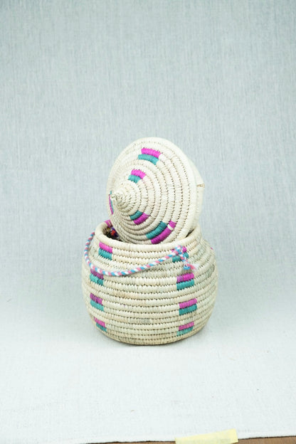 Chic Nature Palm Wicker Bowl M