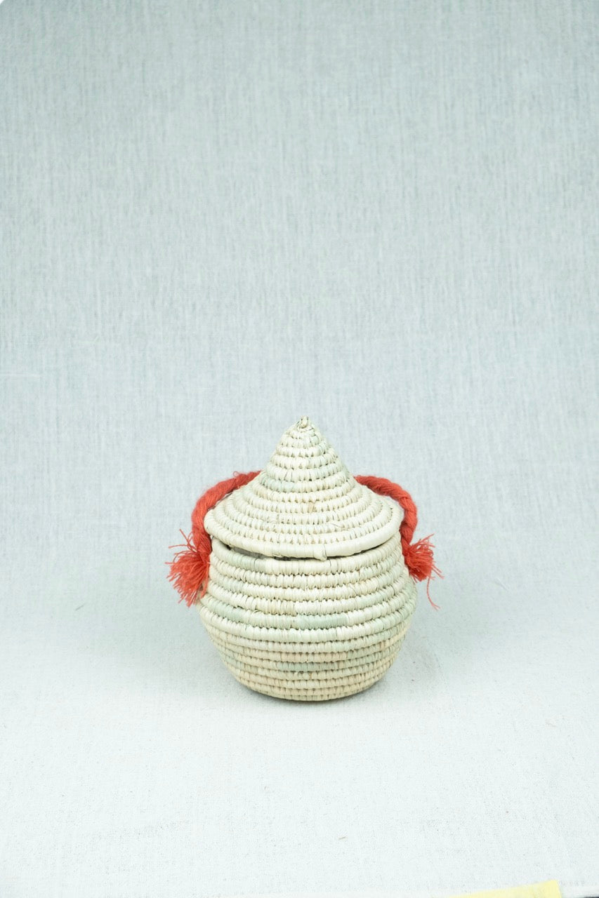 Sunset Touch Palm Wicker Bowl S