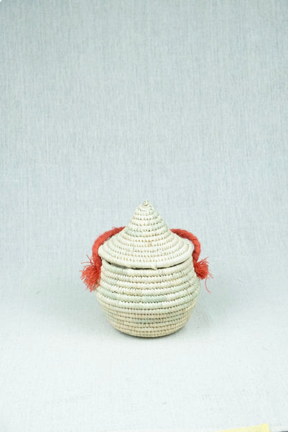 Sunset Touch Palm Wicker Bowl S