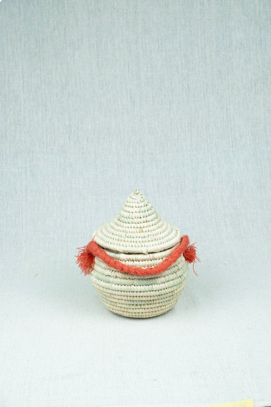 Sunset Touch Palm Wicker Bowl S