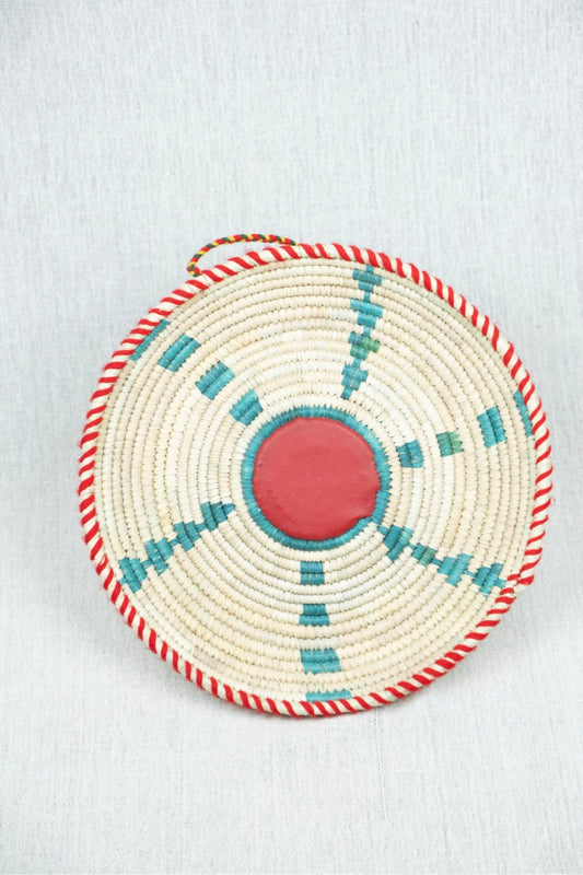 Raya Palm Wicker Plate L