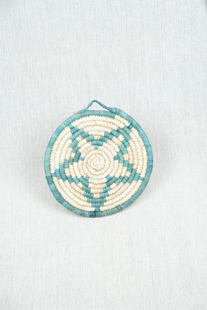 Starfish Nubian round wall plate