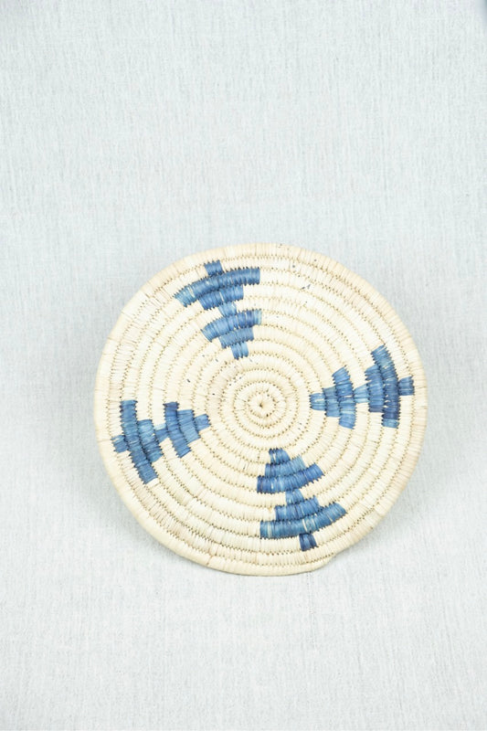 Nile Sky Nubian round wall plate