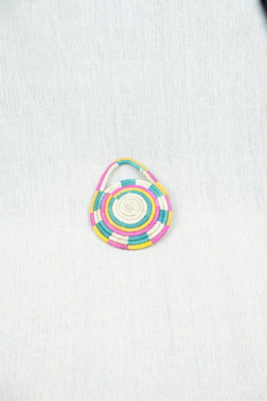 Eclectic Bloom Palm Wicker Wall Decorative  M