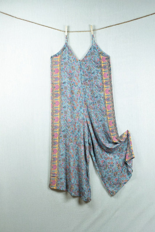 Sundar Blush Silk Jumpsuit