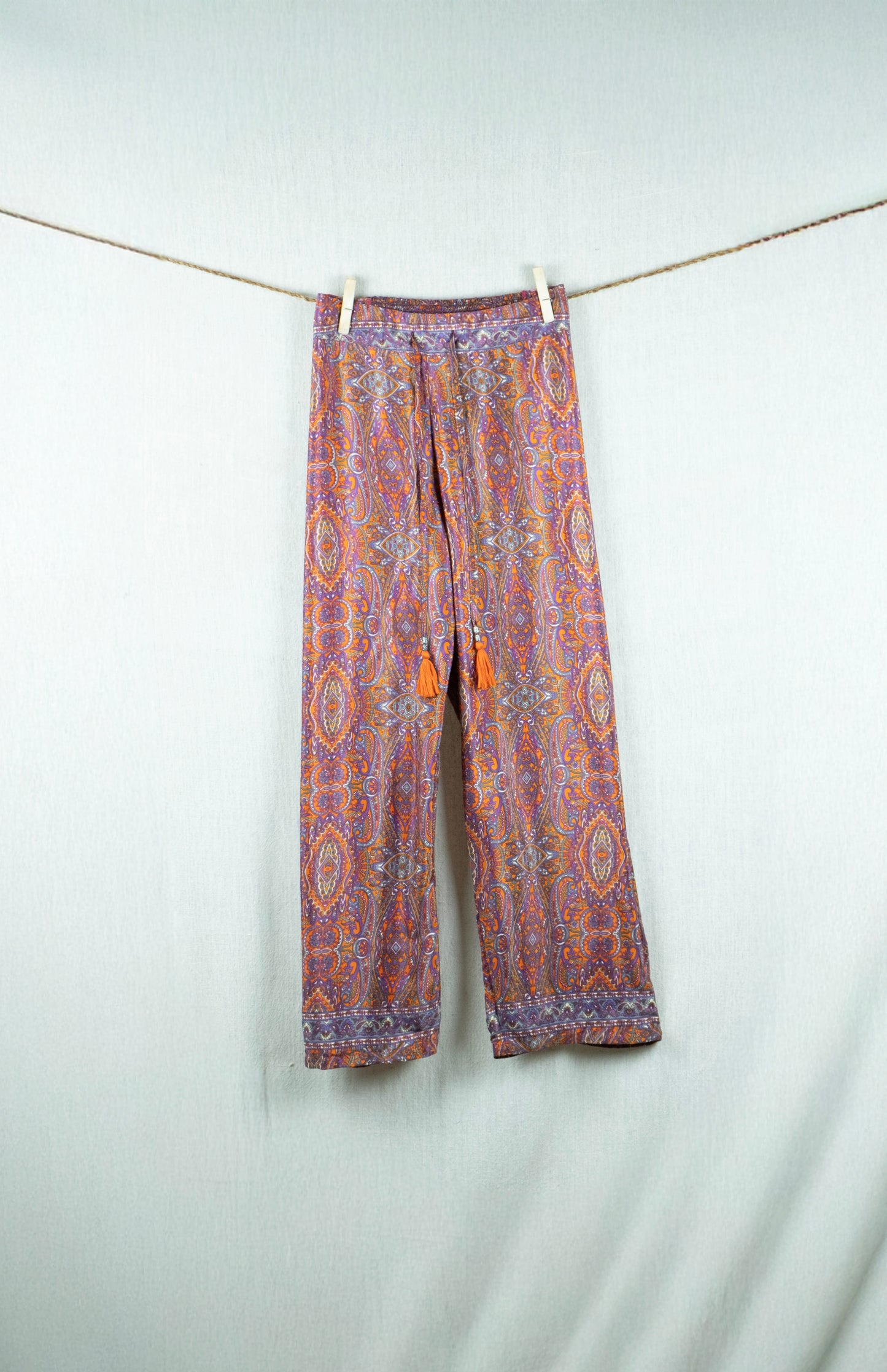 Saffron Spice Silk Pants