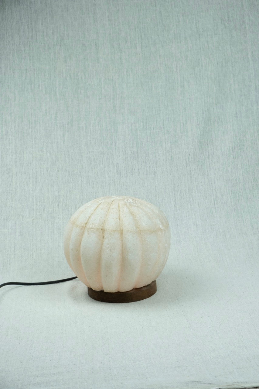 Pumpkin Siwan Rock Salt Lamp