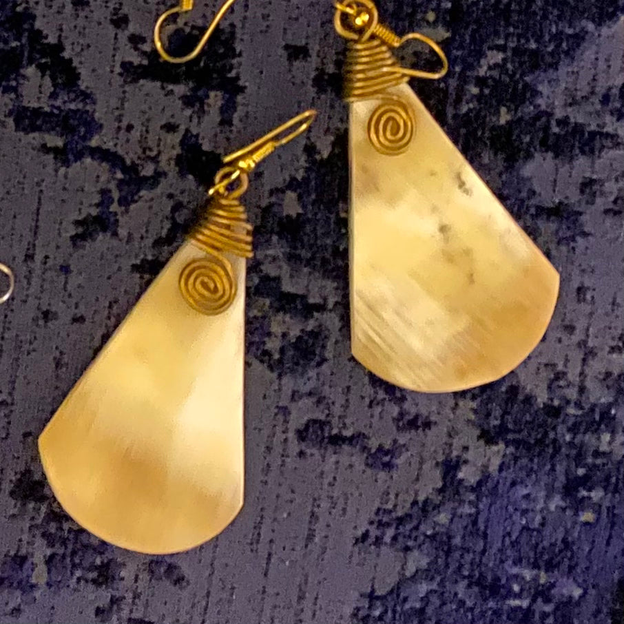 Uzuri Kenyan Ivory Earring