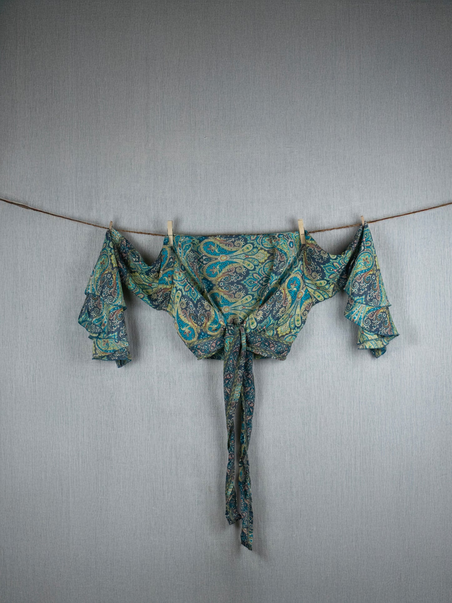 Citrine Mist Crepe Silk Top