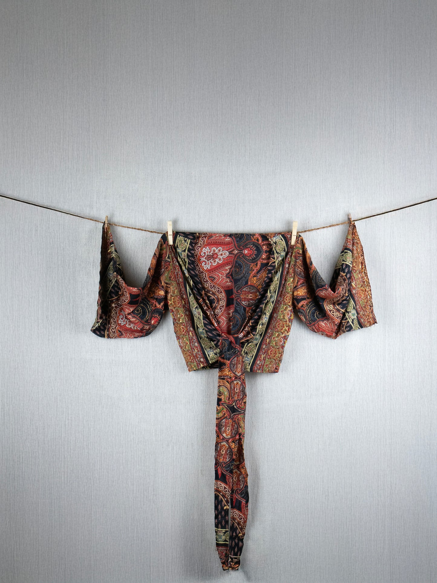 Obsidian Dream  Crepe Silk Top